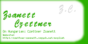 zsanett czettner business card